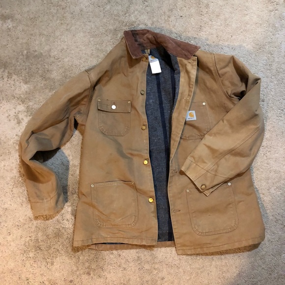 carhartt jacket button up
